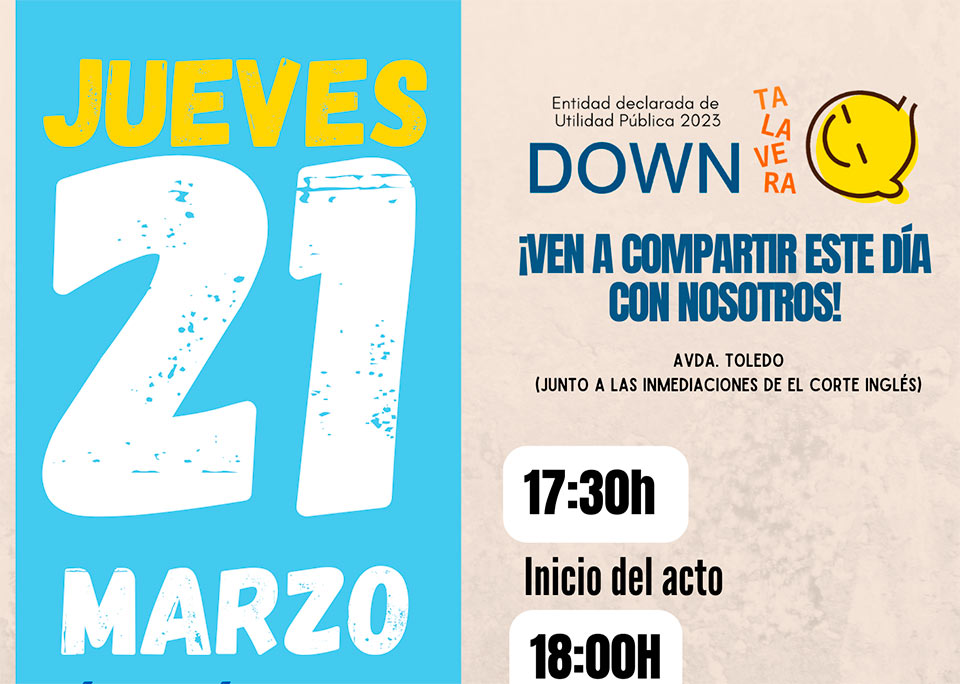 cartel dia mundial sindrome de down